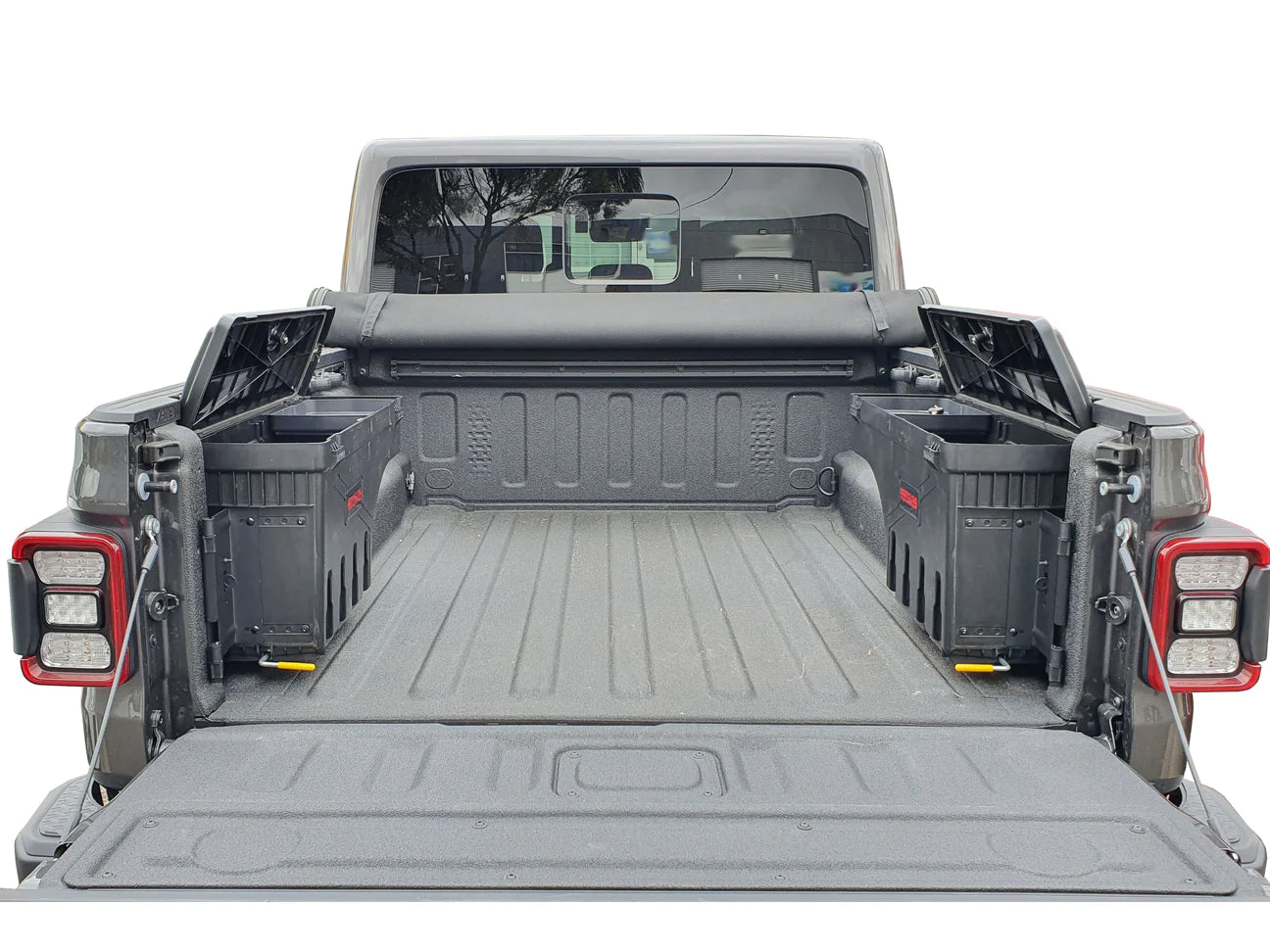 BODYLINE - JT GLADIATOR DUAL CAB 2019+ SMART TUB LOCKER - Secure Swing Lift out Case