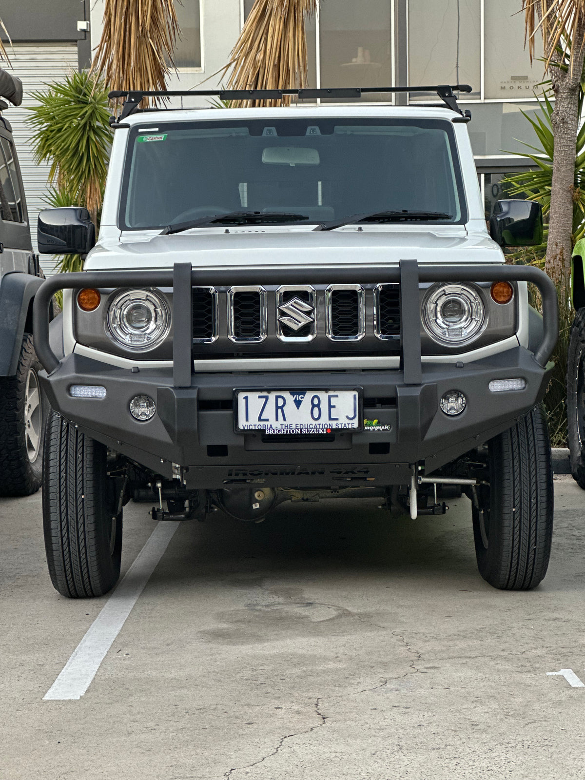 IRONMAN 4X4 - COMMERCIAL DELUXE BULL BAR TO SUIT SUZUKI JIMNY GJ 2018+ 3 and 5 door BBCD070