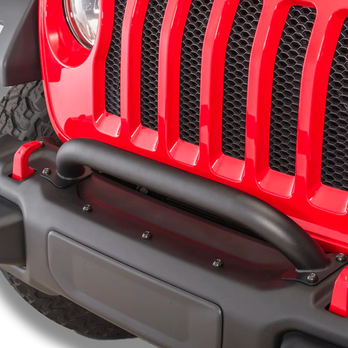 Mopar 82215351 Genuine Grille & Winch Guard (Hoop) for Jeep Wrangler JL and Gladiator JT with Factory Steel Bumper