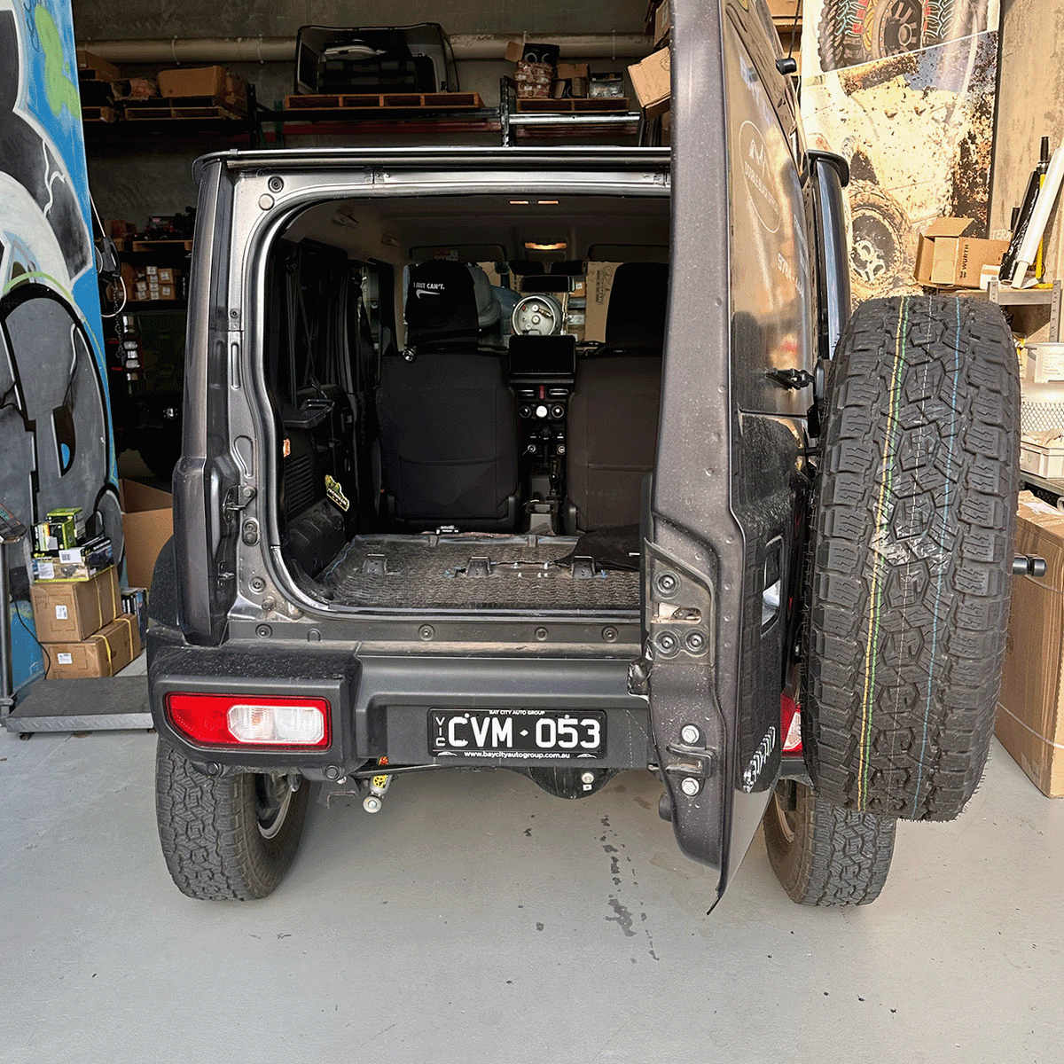 Pirate Camp Co. - REAR DOOR STRUT EXTENSION FOR JIMNY JB74