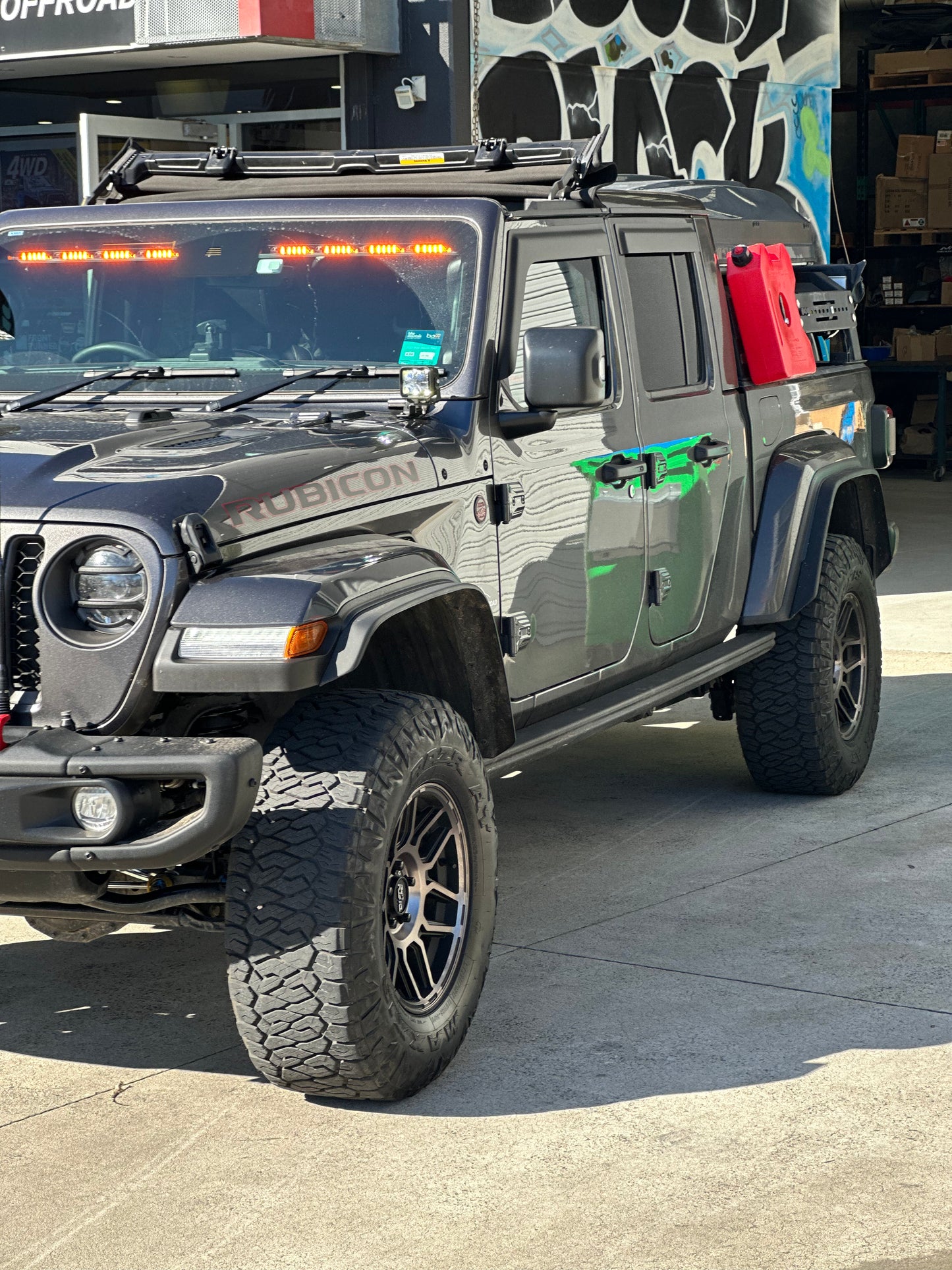 Quadratec Windshield Hinge Mount Light Brackets for 18+ Jeep Wrangler JL & Gladiator JT