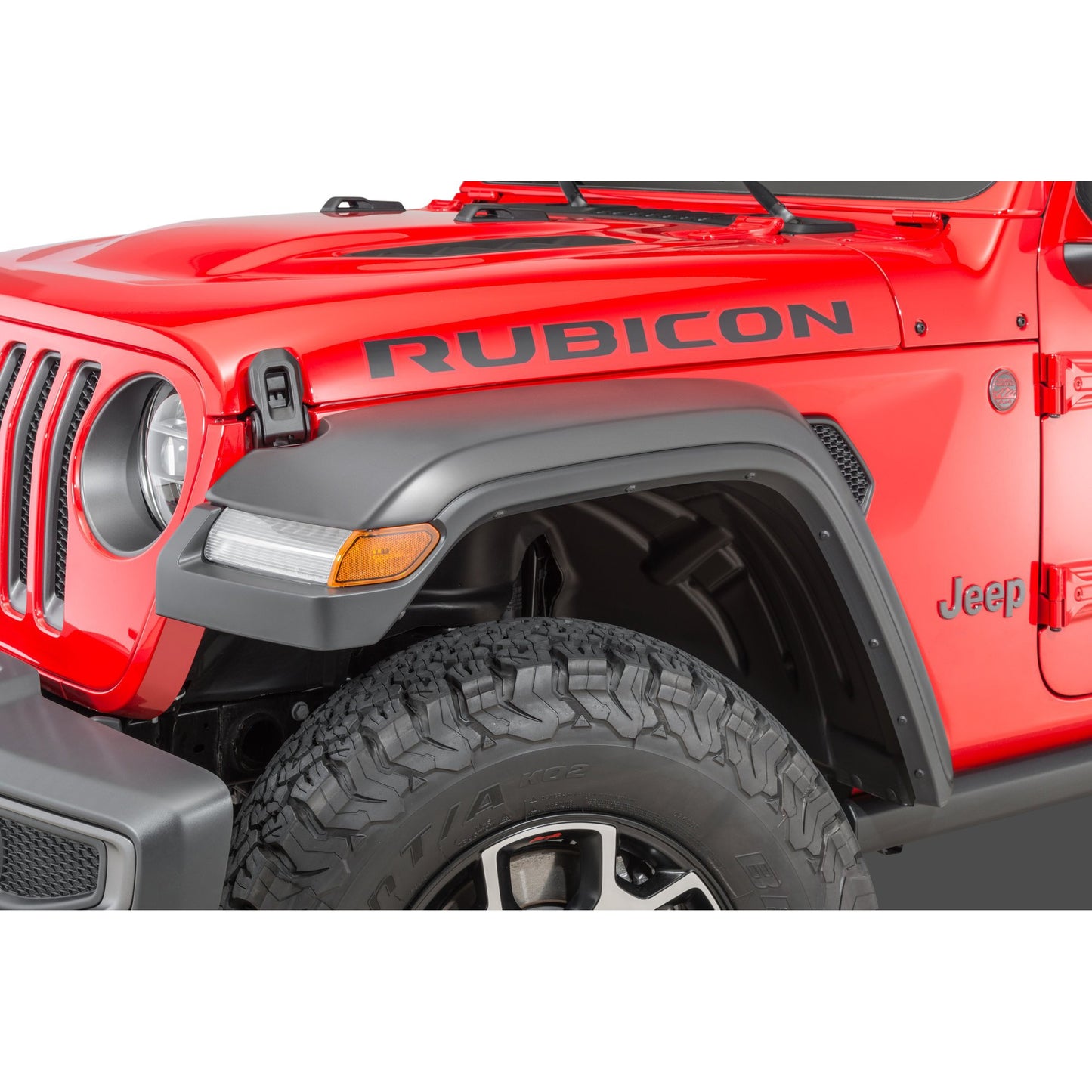 Mopar 82215984 Rubicon Fender Flares in Paintable Finish with LED DRL's for 2020 Jeep Gladiator JT