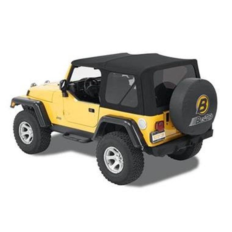 Bestop Replace-a-Top with Tinted Windows in Matte Black Twill - TJ