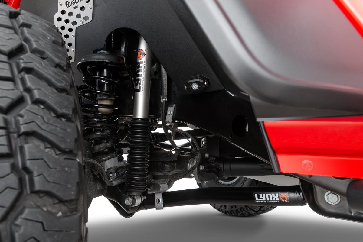 Lynx Front Adjustable Lower Control Arms for 18+  Jeep Wrangler JL and Gladiator JT