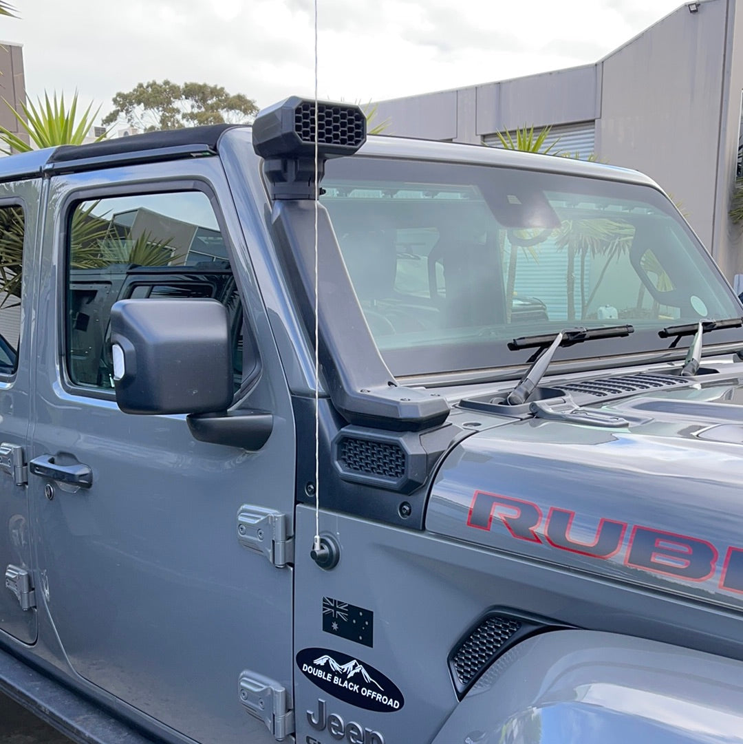 Rugged Ridge 17756.31 AmFib Snorkel System High/Low Mount Snorkel System for Jeep Wrangler JL & Gladiator JT