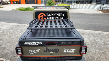 BODYLINE - JT GLADIATOR DUAL CAB 2019-2022 MANUAL ROLLER SHUTTER COVER tonneau hard lid