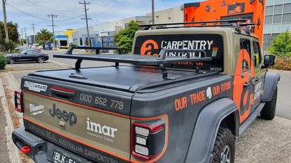 BODYLINE - JT GLADIATOR DUAL CAB 2019-2022 MANUAL ROLLER SHUTTER COVER tonneau hard lid