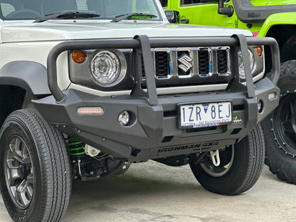 IRONMAN 4X4 - COMMERCIAL DELUXE BULL BAR TO SUIT SUZUKI JIMNY GJ 2018+ 3 and 5 door BBCD070