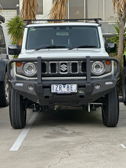 IRONMAN 4X4 - COMMERCIAL DELUXE BULL BAR TO SUIT SUZUKI JIMNY GJ 2018+ 3 and 5 door BBCD070