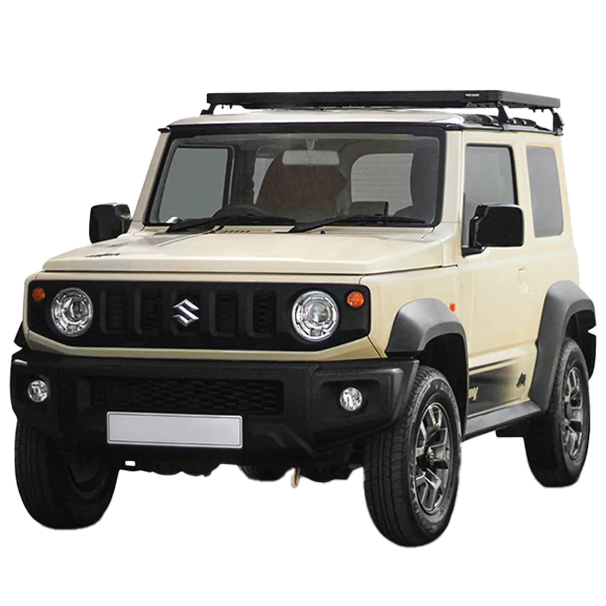 SUZUKI JIMNY SLIMLINE II 3/4 ROOF RACK KIT (2018+,3 DOOR) KRSJ006T