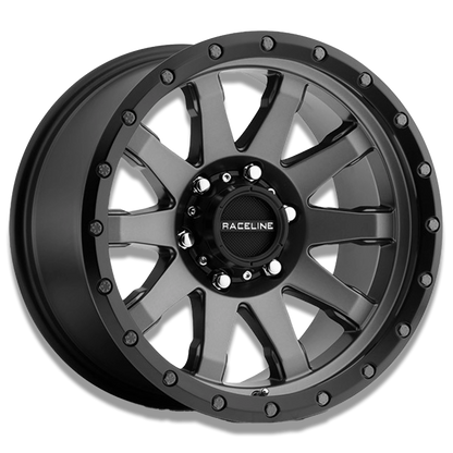 RACELINE - CLUTCH GUNMETAL WHEEL 17x8.5 Suit JK/JL Wrangler and JT Gladiator