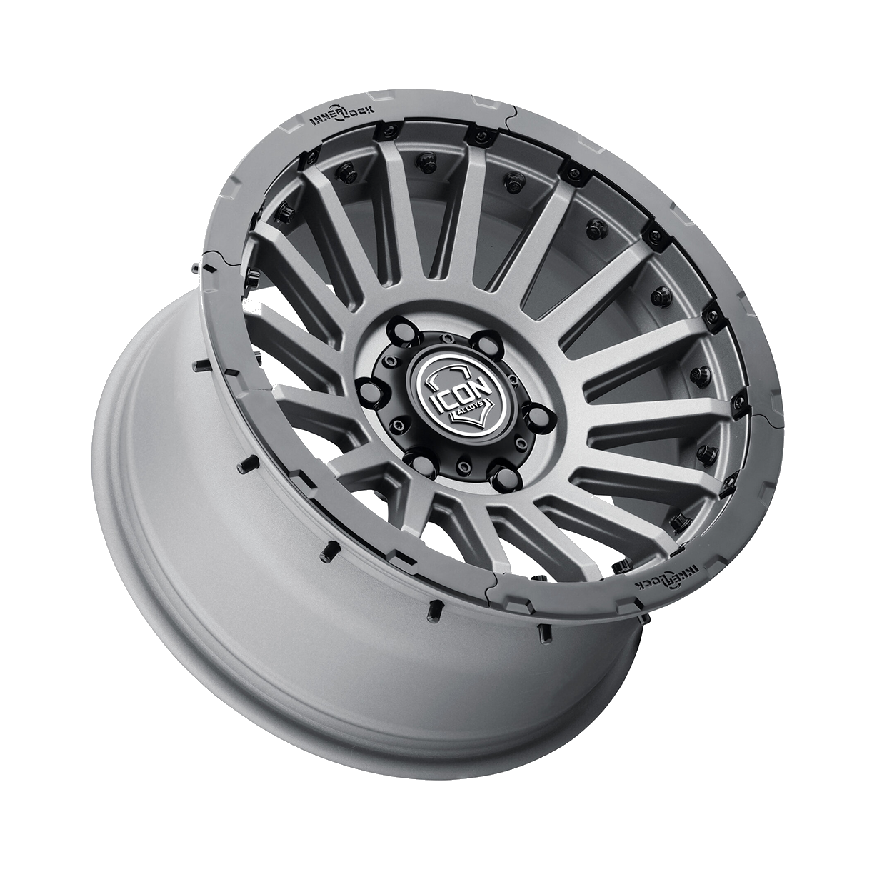 ICON Alloys Recon Pro Wheel in Charcoal for  Jeep Wrangler JK, Wrangler JL & Gladiator JT