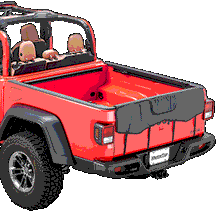 Quadratec - MasterTop Tailgate Bike Pad for JT Gladiator