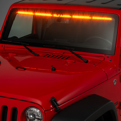 Quadratec Gen II Stealth LED Interior Mount 50 inch Light Bar for 07-18 Jeep Wrangler JK