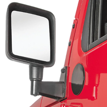Mirror Relocation Bracket in Black for 07-18 Jeep Wrangler JK