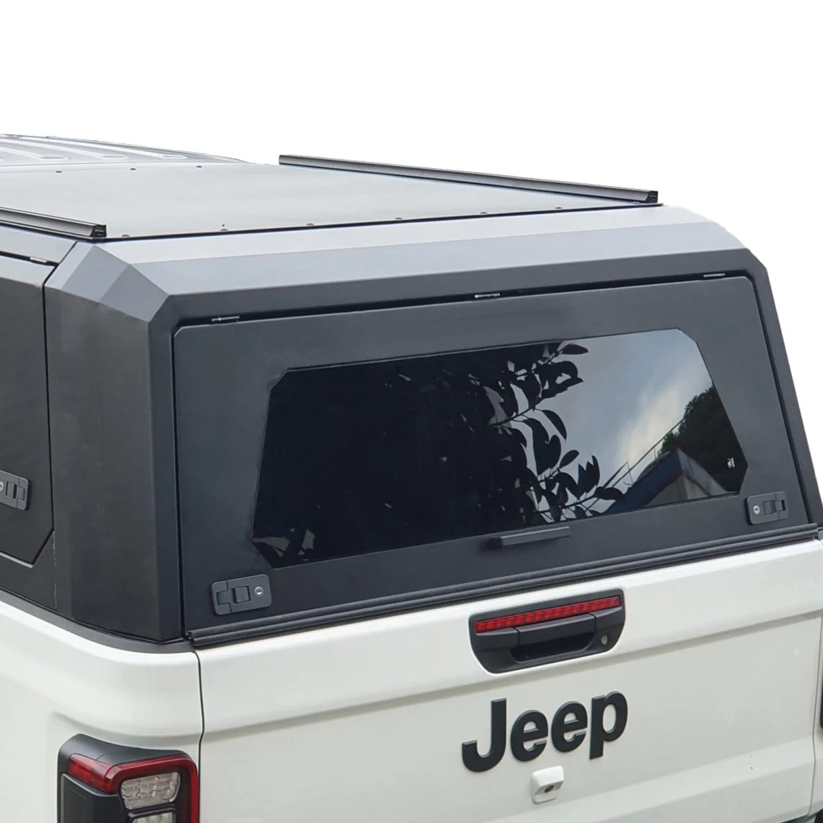 Bodyline - Jeep Gladiator DC 2020+ BLACK TITAN HYBRID CANOPY - Stainless Steel Alloy Modular