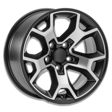 QUADRATEC - Morphic Wheel in 17x8.5 with 5.2in Backspace Black with Machined Face for 07-23 Jeep Wrangler JL, JK & Gladiator JT