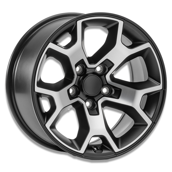 QUADRATEC Morphic Wheel in 17x8.5 with 5.2in Backspace Black with Ma