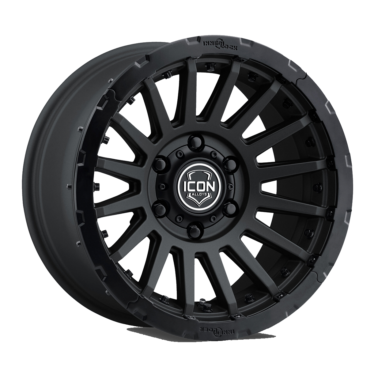 ICON Alloys Recon Pro Wheel in Satin Black for 07-24 Jeep JK, JL & Gladiator JT