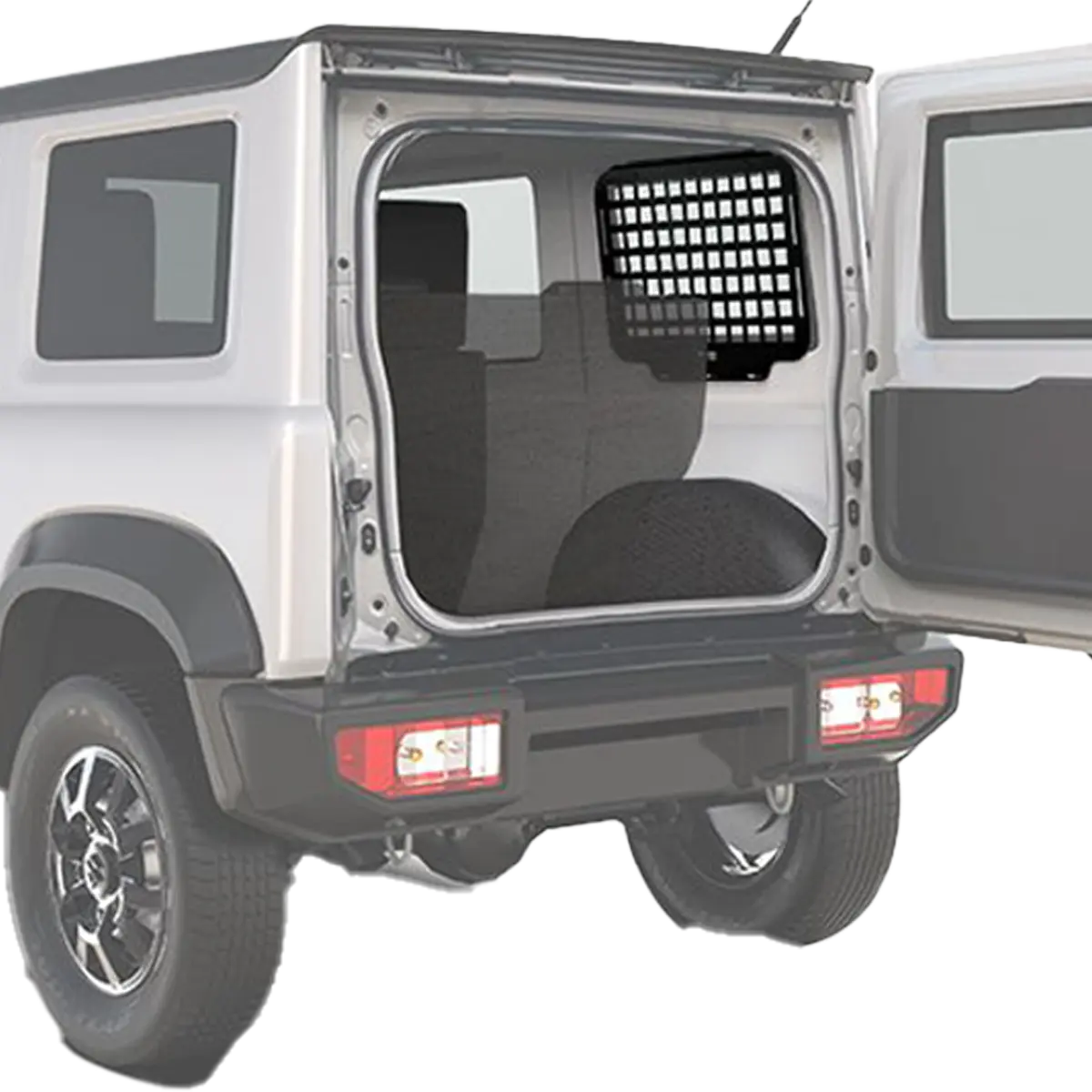 SUZUKI JIMNY 3 DOOR REAR WINDOW MOLLE PANEL (2018+, 3 DOOR) VACC121