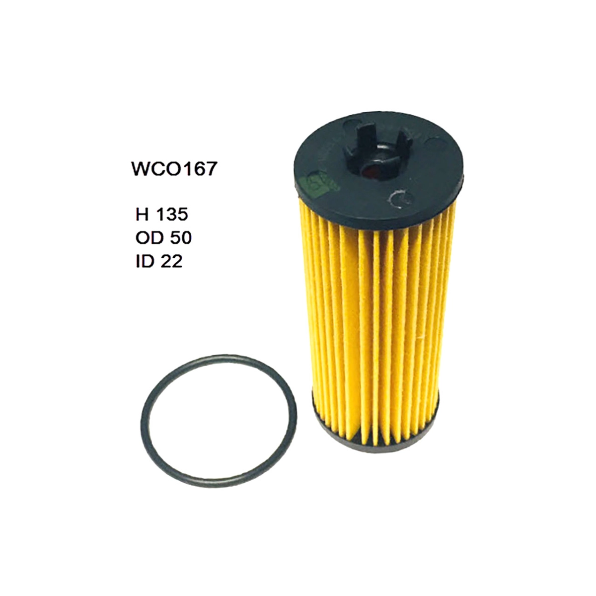 WESFIL - WCO 167 Cooper Oil Filter for JK Wrangler 3.6 Pentastar 2011-2014