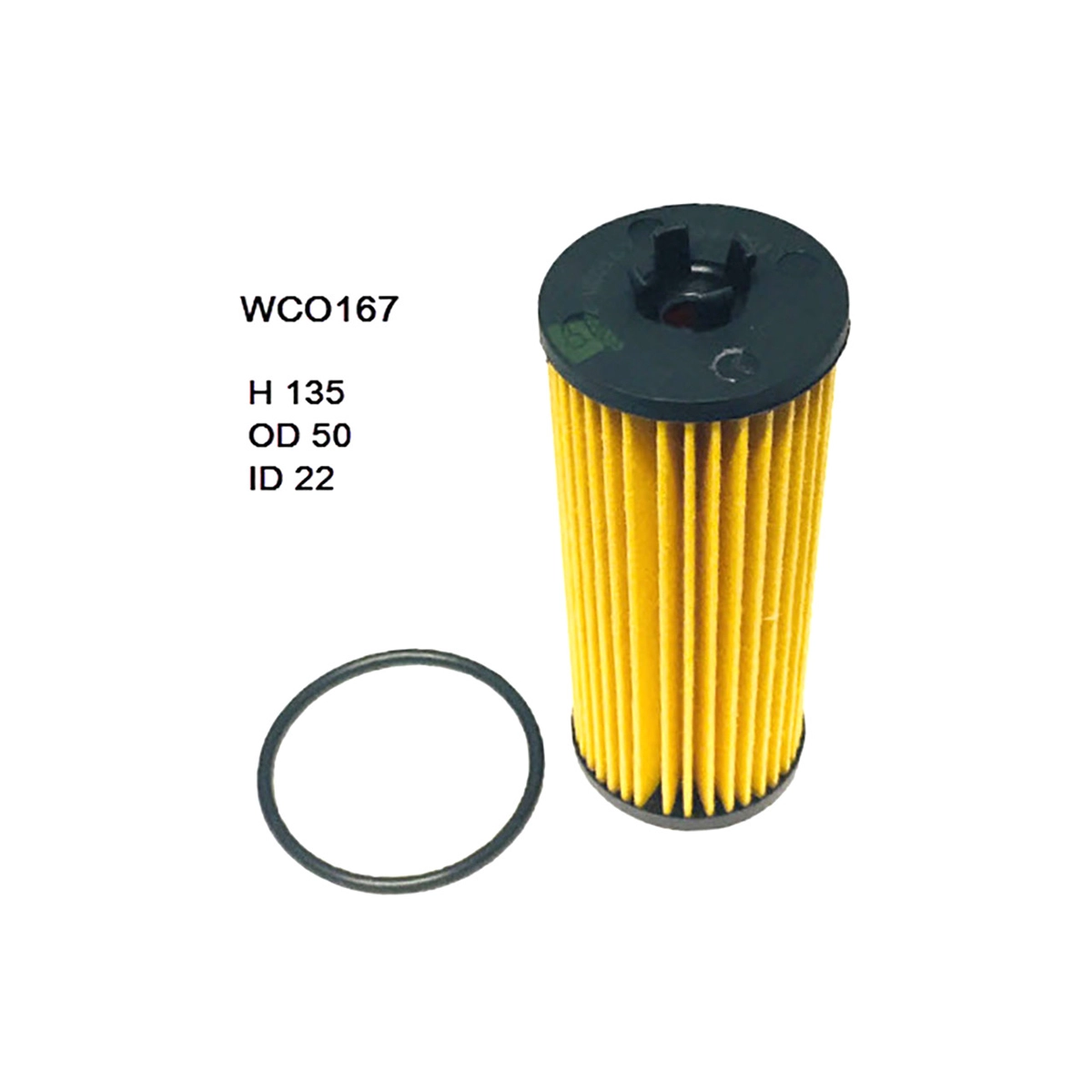 WESFIL - WCO 167 Cooper Oil Filter for JK 3.6 2011-2014