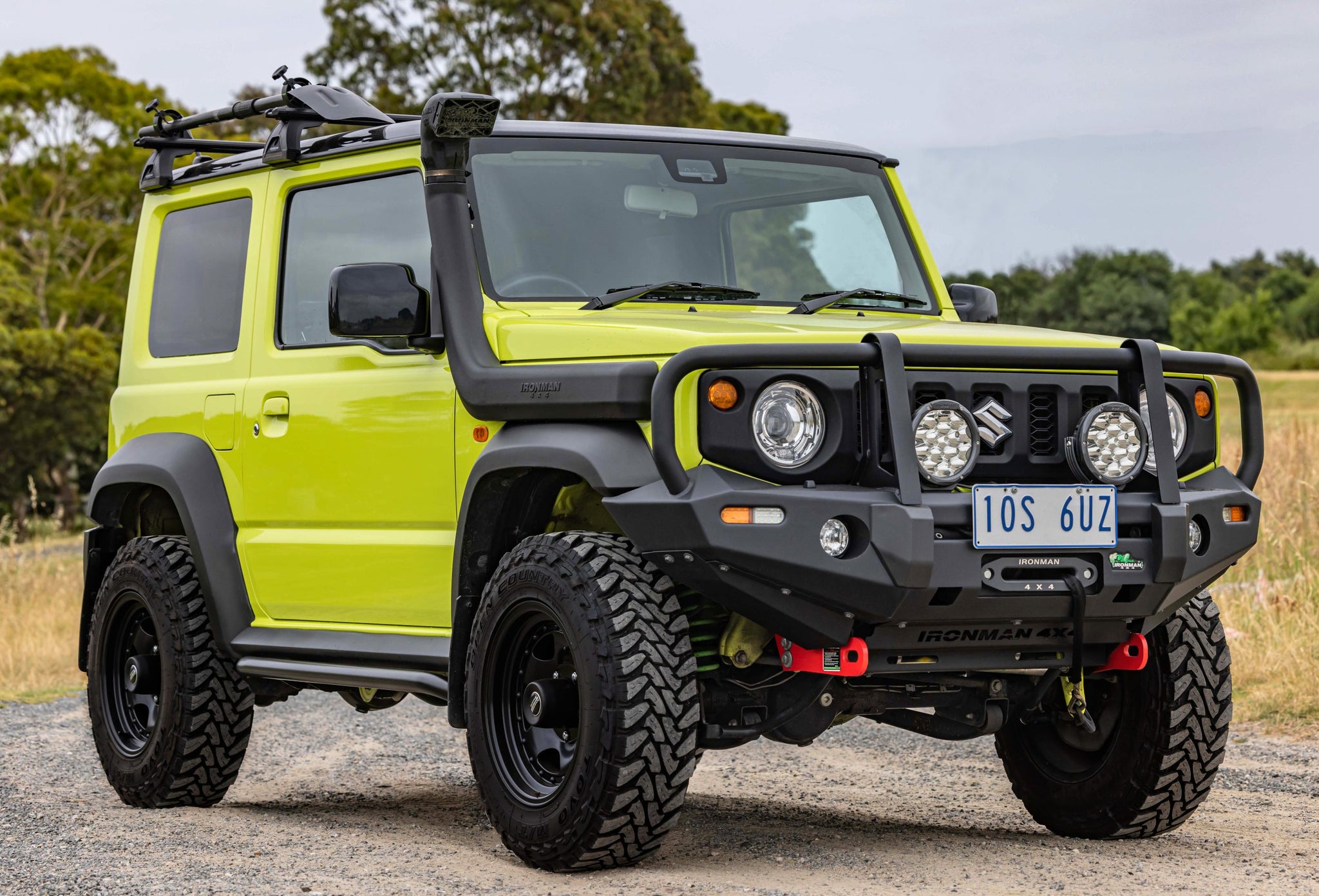 Jimmy On Rocks IRONMAN SUZUKI JIMNY ROCK SLIDERS (2018+) SS070 - Double Black Offroad