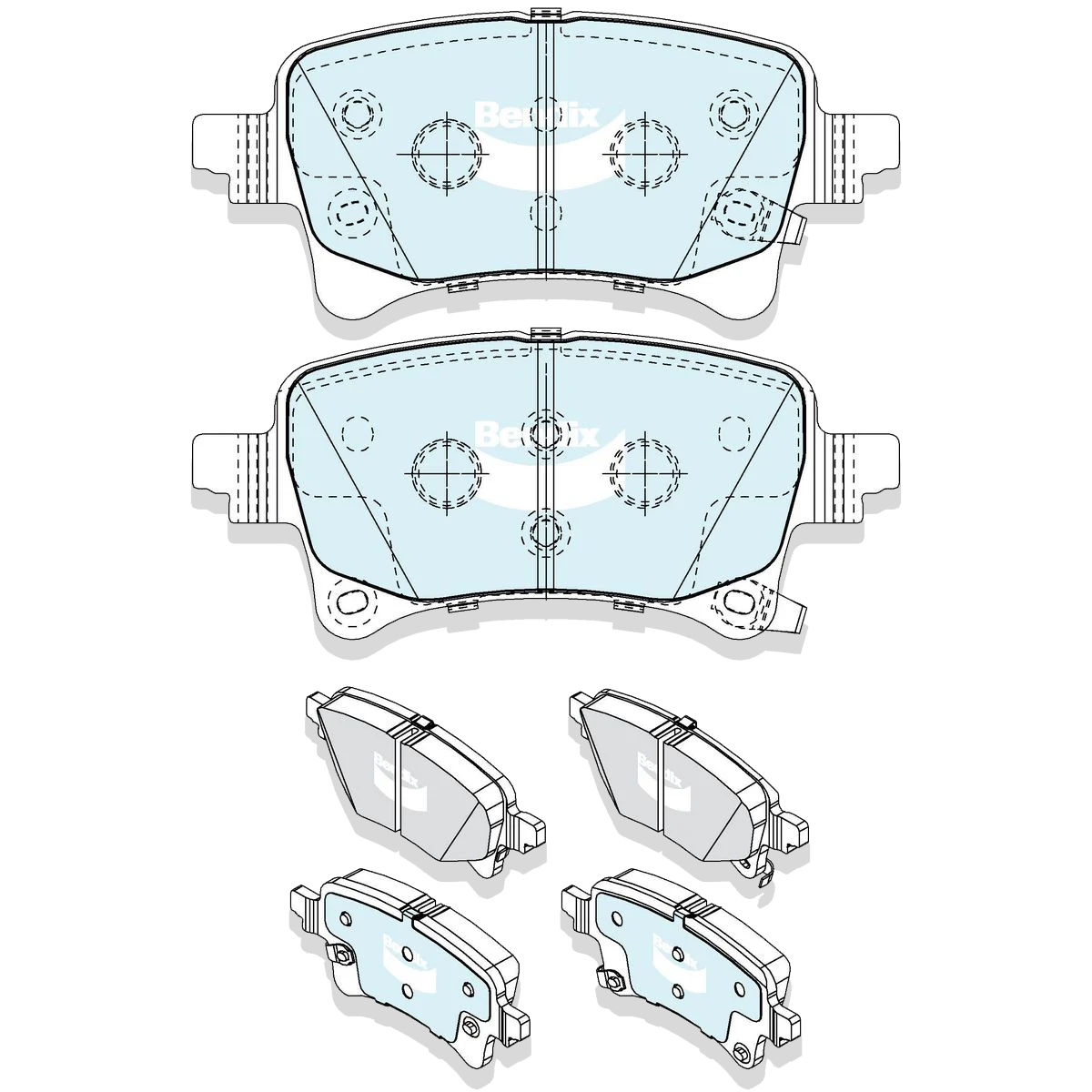 Bendix JT Gladiator 2020 On Rear Brake Pads