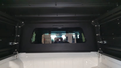 Bodyline - Jeep Gladiator DC 2020+ BLACK TITAN HYBRID CANOPY - Stainless Steel Alloy Modular
