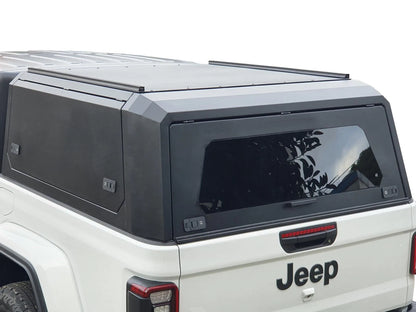Bodyline - Jeep Gladiator DC 2020+ BLACK TITAN HYBRID CANOPY - Stainless Steel Alloy Modular