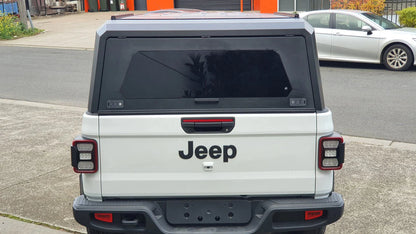 Bodyline - Jeep Gladiator DC 2020+ BLACK TITAN HYBRID CANOPY - Stainless Steel Alloy Modular