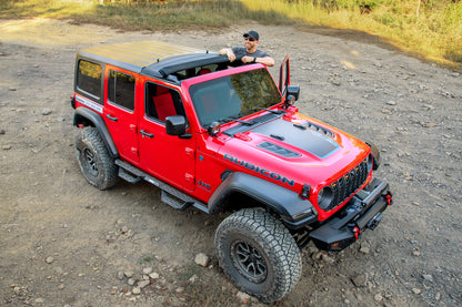QuadraTop Skylite Roll Top for Hardtop in Twill for 19+ Jeep Wrangler JL & Gladiator JT