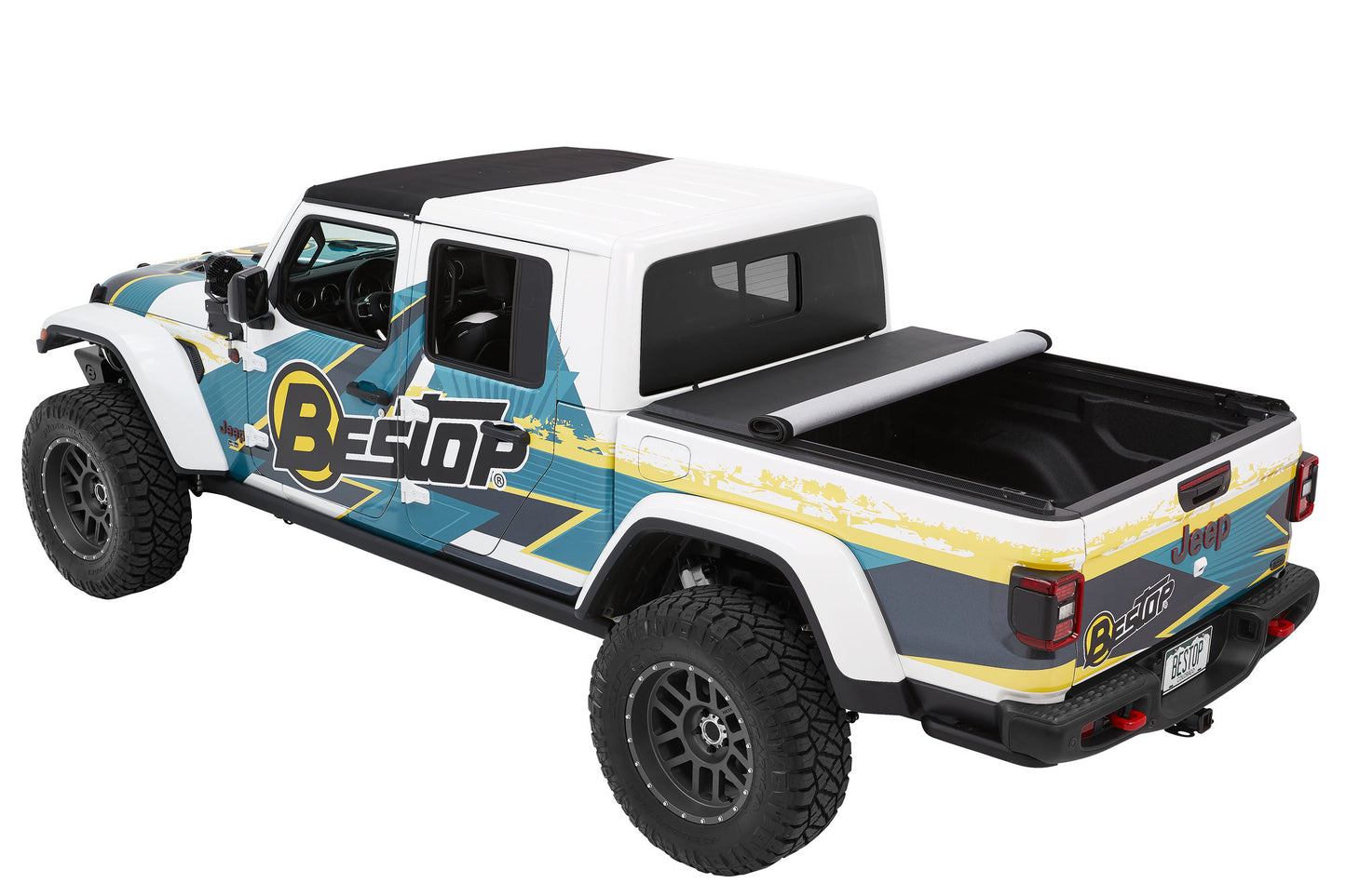 Bestop - EZ-Roll Soft Tonneau Cover for JT Gladiator