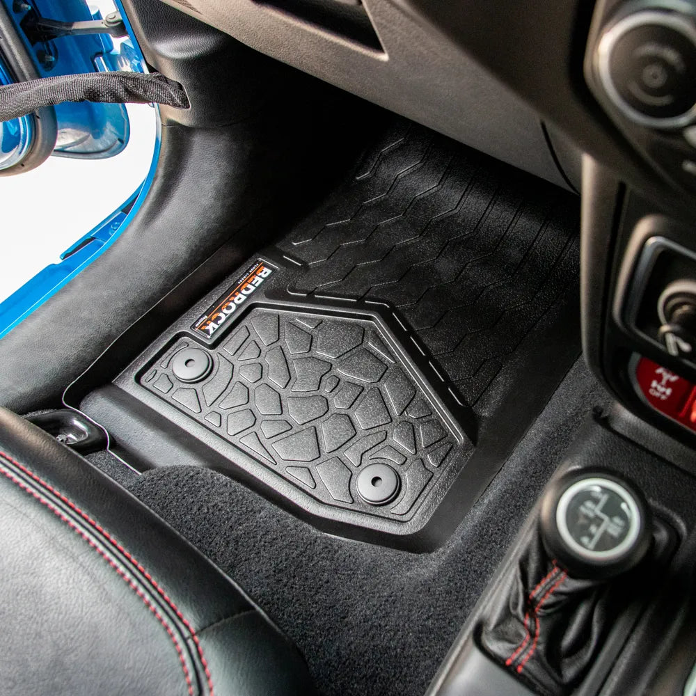 JT Gladiator Floor Liners by Bedrock - 1st / 2nd Row Set