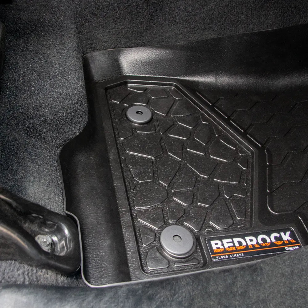 JT Gladiator Floor Liners by Bedrock - 1st / 2nd Row Set