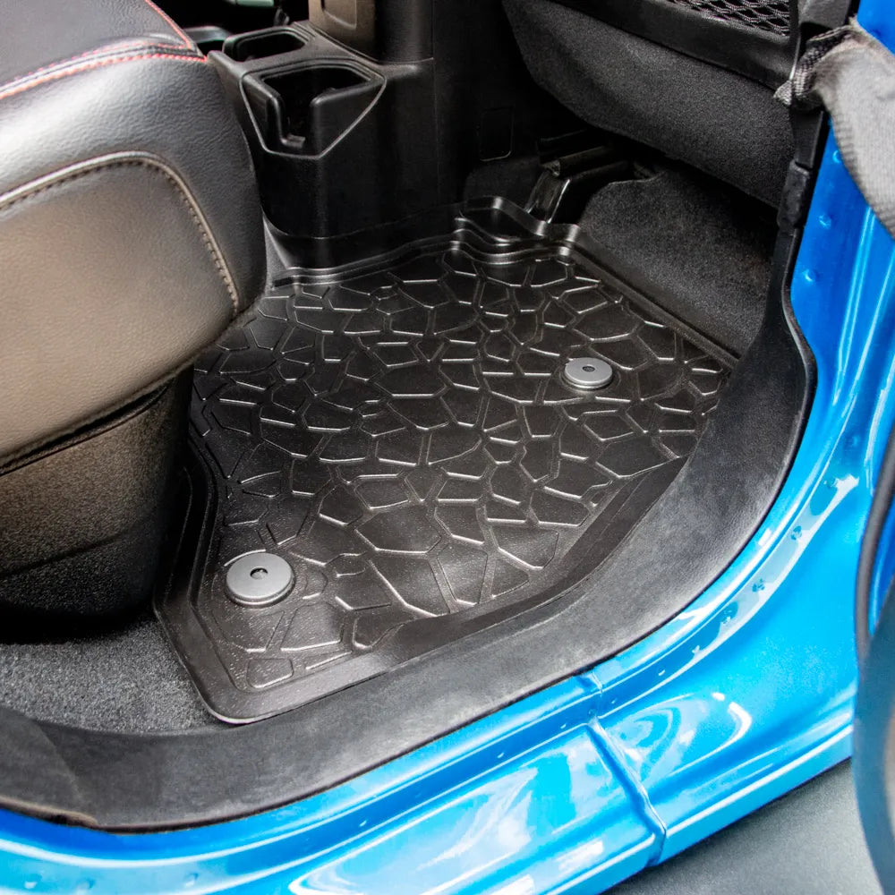 JT Gladiator Floor Liners by Bedrock - 1st / 2nd Row Set