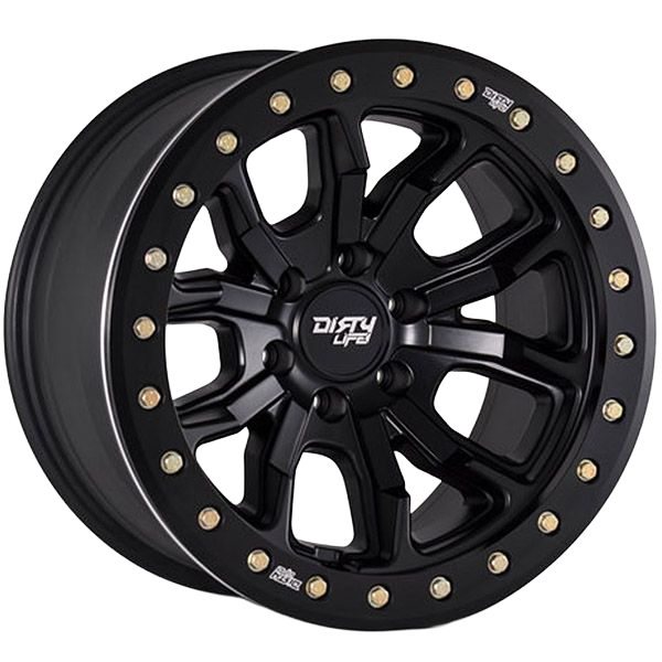 Dirty Life DT-1 Matte Black 18x9 suit Jeep JK/JL Wrangler and JT Jeep Gladiator