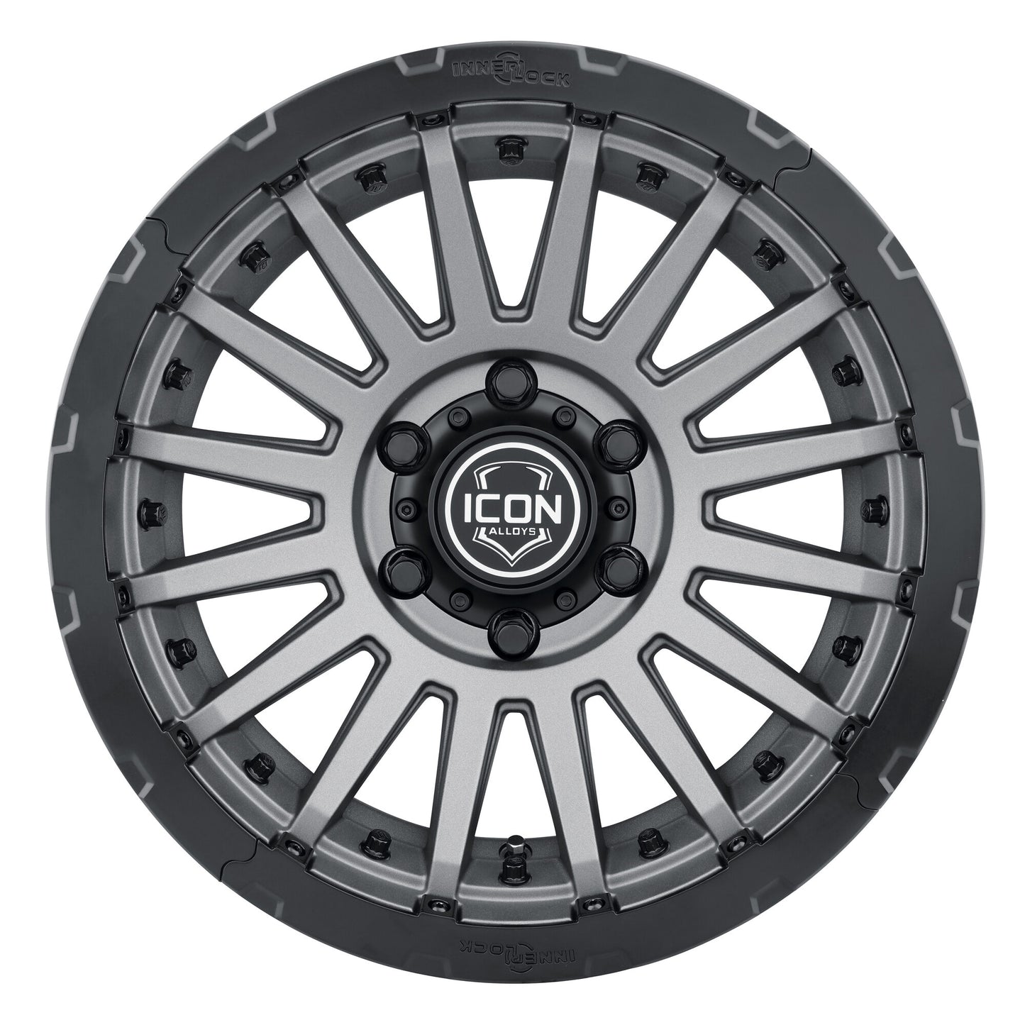ICON Alloys Recon Pro Wheel in Charcoal for  Jeep Wrangler JK, Wrangler JL & Gladiator JT