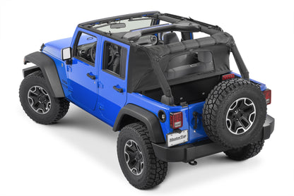 MasterTop Ultimate Summer Combo Tops in MasterTwill® Fabric for JKU 07-10 model years with Factory Softop Hardware