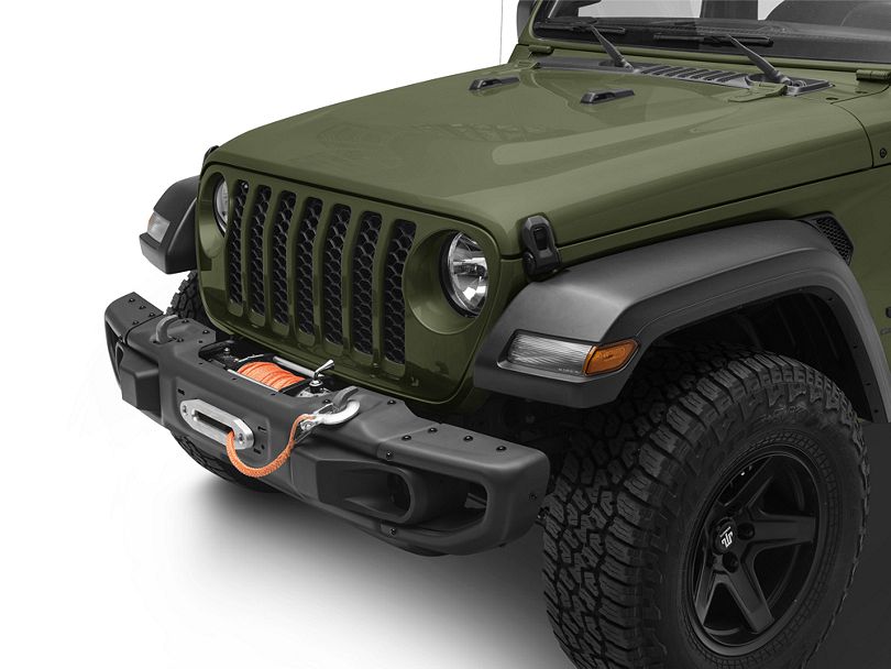 MP Concepts Forged Aluminum Front Bumper 18-23 Jeep Wrangler JL, and JT Gladiator with Winch Plate and Skid Plate