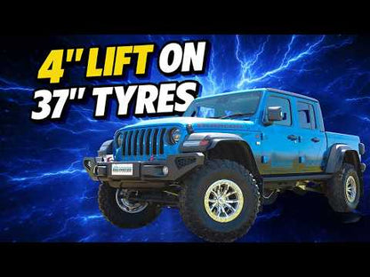 SUPERIOR ENGINEERING - JT Gladiator Aus Wide Legal Bolt-In Long Arm 4 Inch Lift, Suits 35-37” Tyres, 3.5T GVM