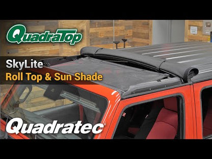 QuadraTop Skylite Roll Top for Hardtop in Twill for 19+ Jeep Wrangler JL & Gladiator JT