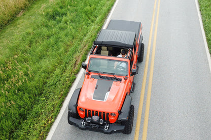 QuadraTop Skylite Roll Top for Hardtop in Twill for 19+ Jeep Wrangler JL & Gladiator JT