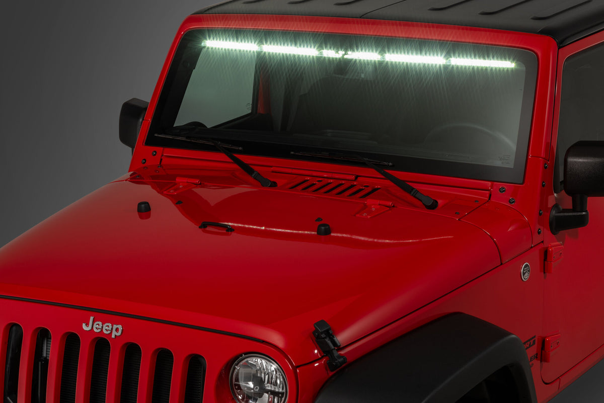 Quadratec Gen II Stealth LED Interior Mount 50 inch Light Bar for 07-18 Jeep Wrangler JK