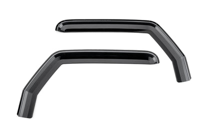 Quadratec Tinted Window Visors Set of 4 (Front & Rear) for 20-23 JL & JT