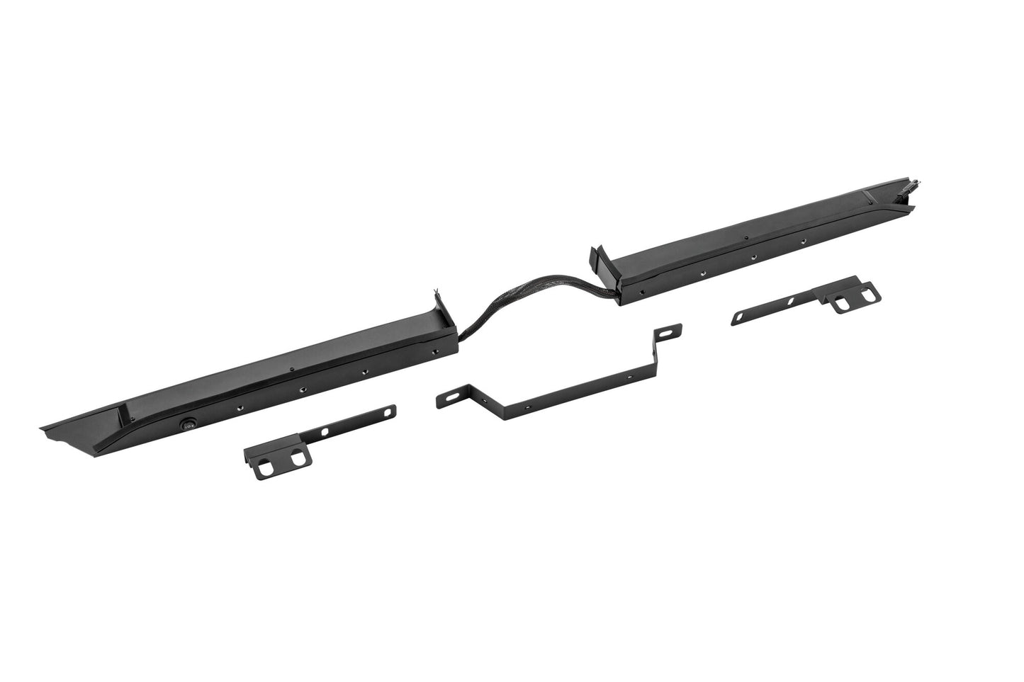 Quadratec Gen II Stealth LED Interior Mount 50” Light Bar 2-Piece for 18-24 Jeep Wrangler JL & Gladiator JT With ACC