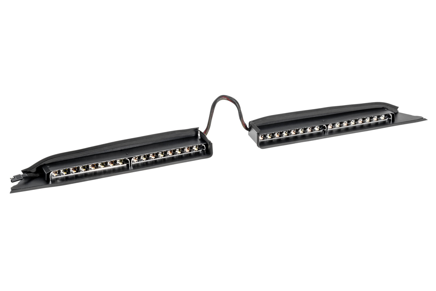 Quadratec Gen II Stealth LED Interior Mount 50” Light Bar 2-Piece for 18-24 Jeep Wrangler JL & Gladiator JT With ACC