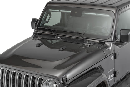 Quadratec Gen II Stealth LED Interior Mount 50” Light Bar 2-Piece for 18-24 Jeep Wrangler JL & Gladiator JT With ACC
