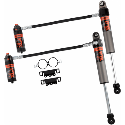 Fox FACTORY RACE SERIES 2.5 RESERVOIR SHOCK (PAIR) - ADJUSTABLE - (3.5-4" Lift) Front JL Wrangler and JT Gladiator
