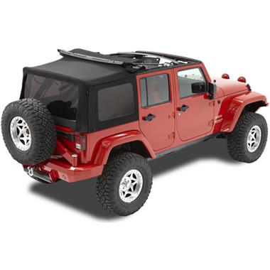 Bestop Supertop NX with Tinted Windows in Matte Black Twill